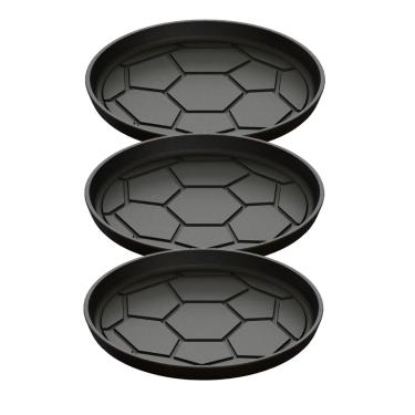 Imagem de Kit 3 Chapa Petisco Redonda Copa 2022 de Ferro Fumil 20x2cm