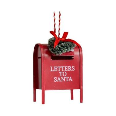 Imagem de Caixa De Correio Vintage Do Papai Noel Para Árvore De Natal, Decoração