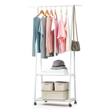 Imagem de Arara De Roupas Cabideiro Closet Multifuncoes