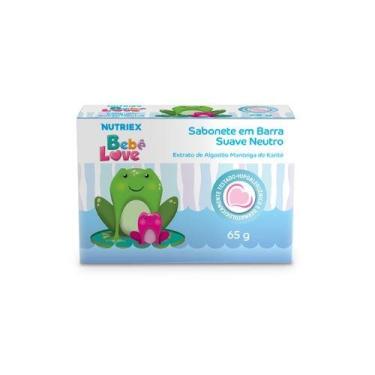 Imagem de Sabonete barra bebe love 65g suave neutro - Bebê Love