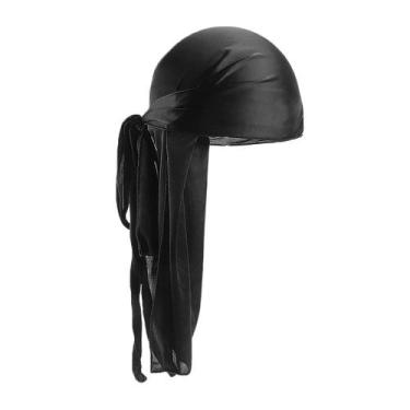 Imagem de Durag Cetim Waves Original Afro Touca Veludo Bandana Afro Rapper Hip H