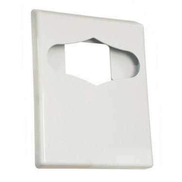 Imagem de Suporte para Protetor de Assento Sanitário com Refil Biodegradável em Plástico ABS para Banheiro Branco Higipack