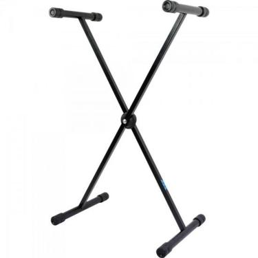 Imagem de Suporte para Teclado X10s com Ajuste de Altura e Largura para Instrumentos Musicais Preto ASK