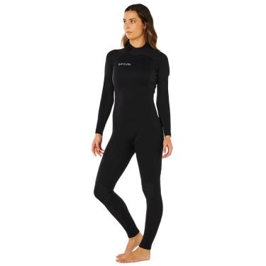 Imagem de Long John Rip Curl Trad 3/2mm Back Zip Black - Feminino-Feminino