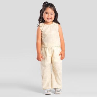 Imagem de Conjunto infantil menina Xadrez Mundi-Feminino