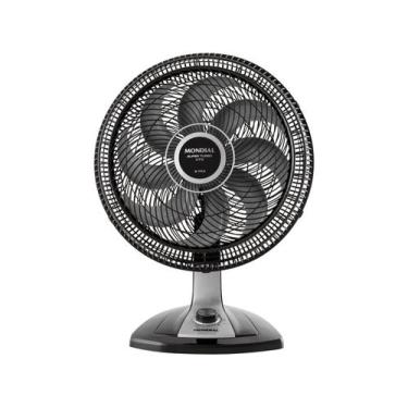 Imagem de Ventilador mondial vtx-40 8 pás 127v 40cm, Preto e Prata, 110V