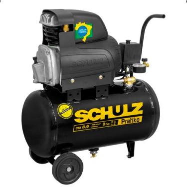Imagem de Compressor De Ar Pratiko CSI 8,6/25L Monofásico 220V Shulz - SCHULZ
