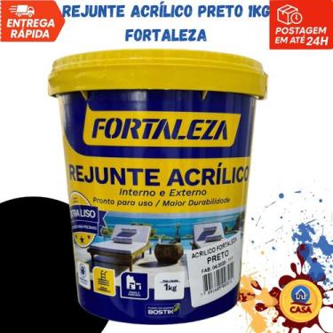 Imagem de Rejunte Acrílico Preto 1Kg - Fortaleza