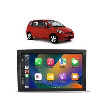 Imagem de Kit Multimídia Fit 2004 / 2008 CarPlay AndroidAuto 7 Pol USB BT FM - 7