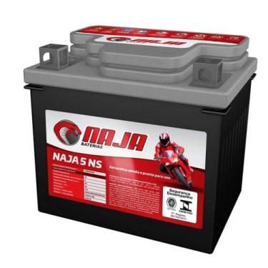 Imagem de Bateria Moto Naja 5Ns 12V 5Ah - Titan 125/150 Fan 2009 Es Biz Es