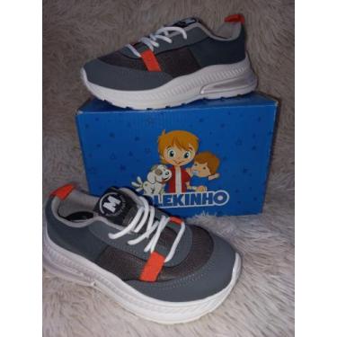 Imagem de Tenis infantil masculino cinza/grafite emborrachado - Molekinho - Beir