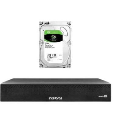 Imagem de Gravador DVR Intelbras Mhdx 3116, Full HD 1080p, 16 Canais, Inteligência Artificial, Com HD 3TB