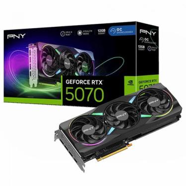Imagem de Placa de Vídeo PNY NVIDIA GeForce RTX 5070 EPIC-X RGB OC Triple Fan, 1