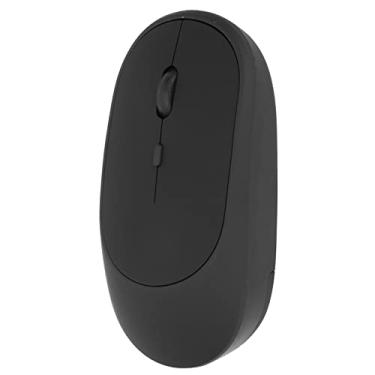 Imagem de Mouse óptico sem fio portátil 2,4 G com Bluetooth e receptor Nano USB para notebook, PC, laptop, computador, ultrafino, 4 botões, DPI até 1600 DPI, bateria de lítio 1000 mAh integrada