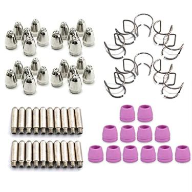 Imagem de Qiang Han 60 peças SG-55 AG-60 WSD60 Pontas de tocha de corte de plasma Kit de bens de consumo