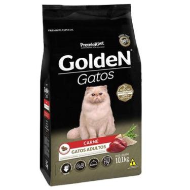 Imagem de Ração Golden Gatos Premium Especial Adulto Carne 10,1Kg