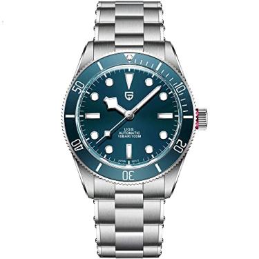 Imagem de HaiQin Pagani Design Clássico Relógio Automático Masculino Japonês NH35A Movimento Automático 100 m Relógio Mecânico À Prova d'Água, Aço Inoxidável Moldura de Alumínio Moda Negócios Relógio Luminoso