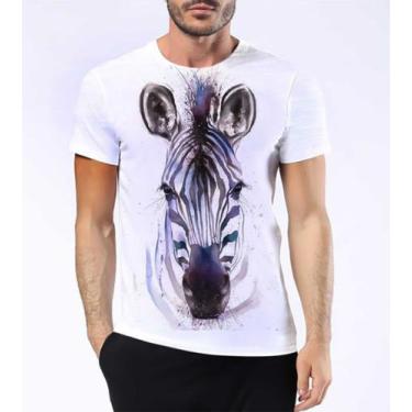 Imagem de Camisa Camiseta Zebra Animal África Preto E Branco Hd 9 - Estilo Krake