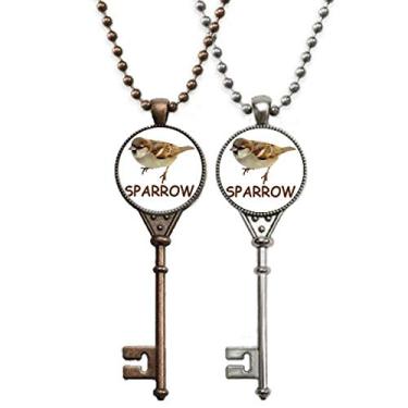 Imagem de OFFbb-USA Food Search Parrows Birds chaveiro colar pingente joias decoração de casal