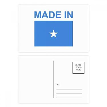 Imagem de Cartão postal Made in Somalia Country Love Cartão de felicitações de aniversário