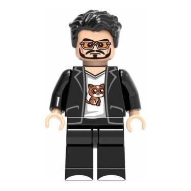Imagem de Tony Stark T-Shirt Homem De Ferro Boneco Blocos De Montar