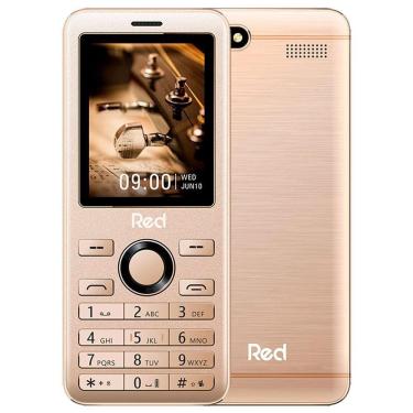 Imagem de Celular Red Mobile Prime 2.4 M012F Tela 2.4&quot; Câmera FM Wireless Vibracall  Memória Até 32GB Dourado