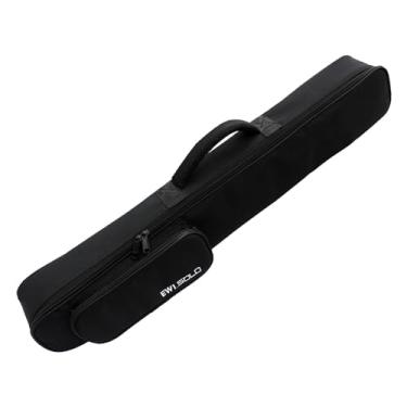 Imagem de YIJU Estojo de armazenamento para saxofone, clarinete reto, saxofone soprano, capa protetora, leve, portátil, para uso ao ar livre, preto