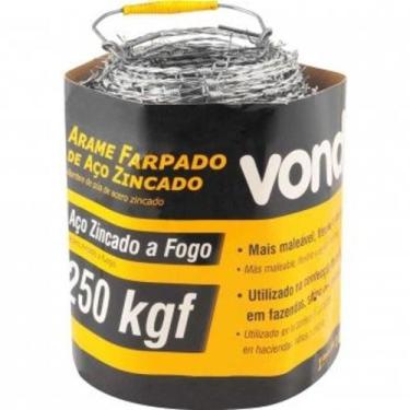 Imagem de Arame Farpado 250 kgf 100 metros Vonder