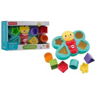 Imagem de Brinquedo Interativo Para Bebês Encaixa Borboleta Com 6 Blocos - Coord