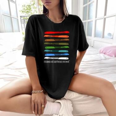 Imagem de Camisa Camiseta Feminina Estampada Bisturi Por Favor 100% Algodão Fio 