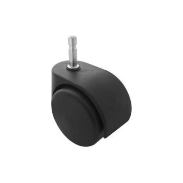 Imagem de Rodízio Giratório Suporte Espigão 5/8 Preto Sem Trava Rb 50 - Bigfer, 