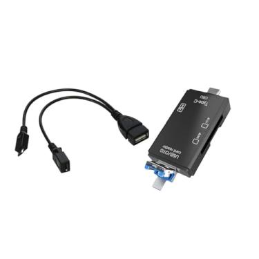 Imagem de Expansão de armazenamento compatível com Fire TV Stick, Samsung, leitor de cartão SD kit de transferência de arquivos para Firesticks, dispositivos de mídia, sistemas de jogos, leitor de cartão 3 em 1 para cartão SD, micro SD (cabo OTG incluído)