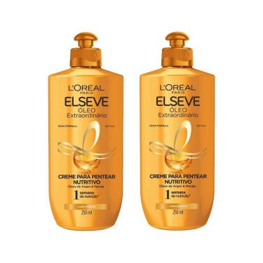 Imagem de Creme Para Pentear Elseve 250Ml Oleo Extraordinario - 2Un