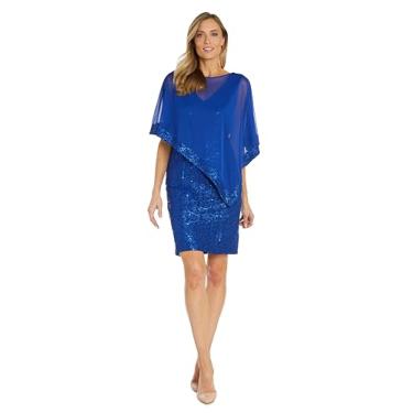 Imagem de R&M Richards Vestido de noite feminino, Royal, 15 Plus Size
