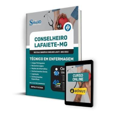 Imagem de Apostila Prefeitura de Conselheiro Lafaiete - MG 2024 - Técnico em Enf