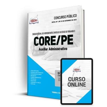 Imagem de Apostila CORE-PE - Auxiliar Administrativo - Apostilas Opção