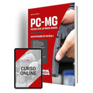 Imagem de Apostila PC-MG 2024 - Investigador de Polícia I - Apostilas Opção