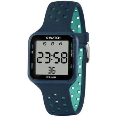 Imagem de Relógio x-watch masculino digital quadrado xgppd177 bxda