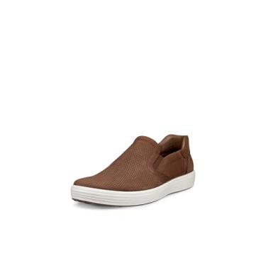 Imagem de ECCO Tênis masculino Soft 7 Easy Slip on, Marrom cacau, 10-10.5
