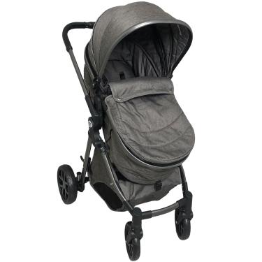 Imagem de Carrinho de Bebe Passeio Moises Passear Baby Ares Chocolate