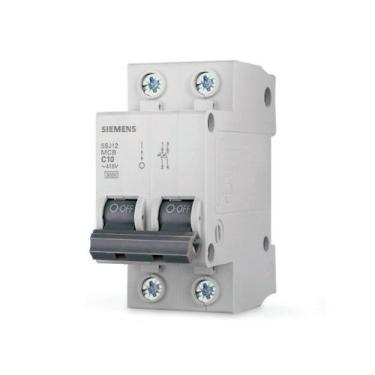 Imagem de Disjuntor Bipolar Siemens Curva C 10/16/20/25/32/40/50/63A, 16A