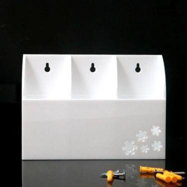 Imagem de Suporte Acrílico Triplo Branco - JINBAO