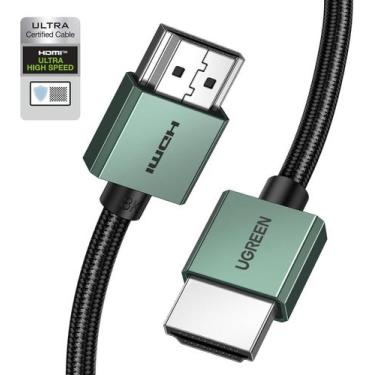 Imagem de Cabo Ugreen Hdmi 2.1 8K 60Hz 4K 120Hz 48Gbps 2 Metro (Verde)