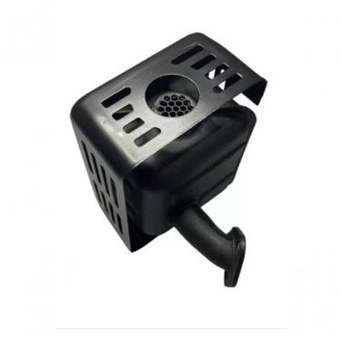 Imagem de Escapamento Silencioso Motor Gasolina - 5.5 Hp - 6.5 Hp - 7 Hp - Branco - Buffalo - Toyama - Motomil