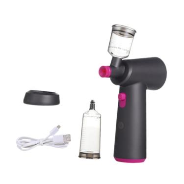 Imagem de Vaveren Aerógrafo pulverizador ferramenta de modelagem de cabelo spray de tinta dispositivo de cuidados com o cabelo caneta de spray portátil para pintura de, Cinza