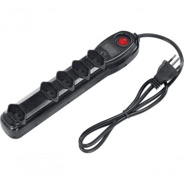 Imagem de Filtro De Linha 5 Tomadas Pp 0,75mm Comprimento 1mt