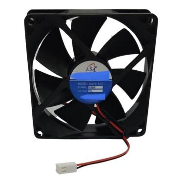 Imagem de Vetoinha Microventilador 90x90x25mm Cooler Ventilador 92mm 12v Bebedou