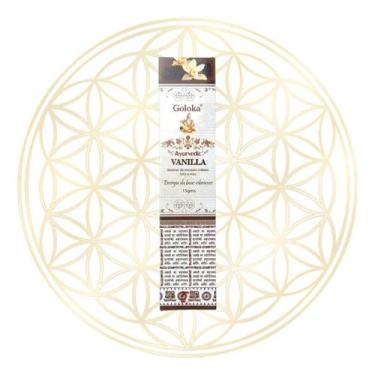Imagem de Incenso Goloka Indiano Vareta Linha Ayurvedic - AROMAS, Vanilla