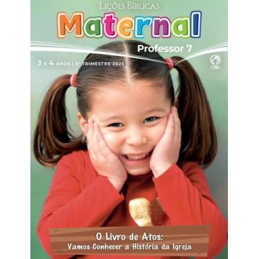 Imagem de Revista Lições Bíblica Maternal Professor 3º Trimestre 2025 - CPAD