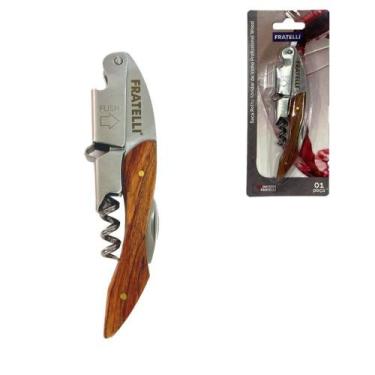 Imagem de Saca-rolhas Abridor De Vinho Manual Profissional - FRATELLI